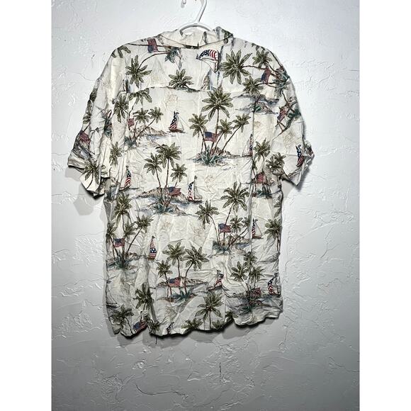 Batik Bay button down camp shirt mens XXL hawaiian tropical aloha casual sailer - Picture 5 of 6